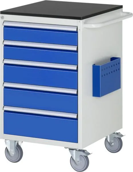 RAU Montagewagen Serie 7000 5 Schubladen Größe L Höhe 970 mm