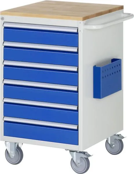 RAU Montagewagen 7000 Breite 580 mm inklusive 6 Schubladen 120 mm
