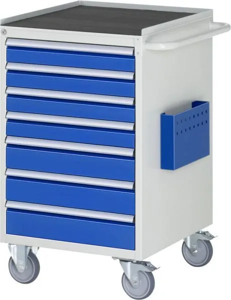 RAU Montagewagen Serie 7000 7 Schubladen Größe L Tiefe 650 mm