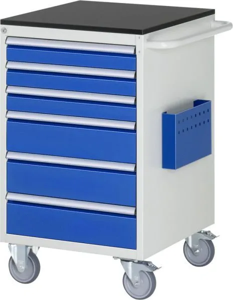RAU Montagewagen Serie 7000 6 Schubladen Größe L Arbeitsplatte 19 mm