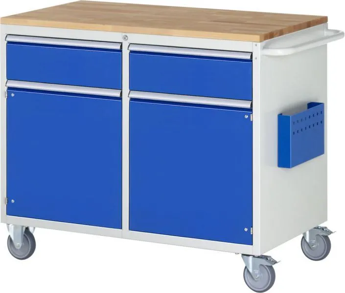 RAU Montagewagen 7000 Breite 1145 mm 2 Türen 2 Schubladen