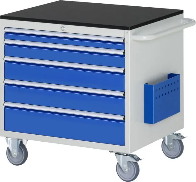 RAU Montagewagen Serie 7000 5 Schubladen Größe XL Höhe 790 mm