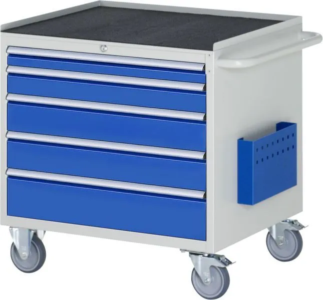 RAU Montagewagen Serie 7000 5 Schubladen Größe XL Tiefe 650 mm