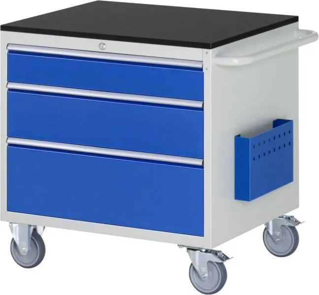 RAU Montagewagen 7000 mit 770 mm und 3 unterschiedlichen Schubladen