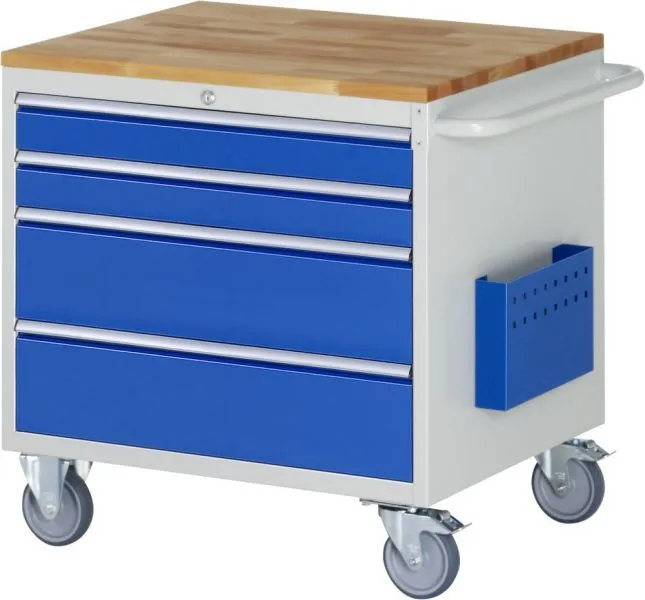 RAU Montagewagen 7000 Breite 770 mm 4 Schubladen 90 mm und 180 mm