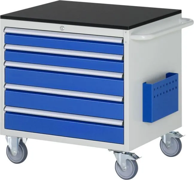 RAU Montagewagen Serie 7000 5 Schubladen Größe XL Tragfähigkeit 450 kg