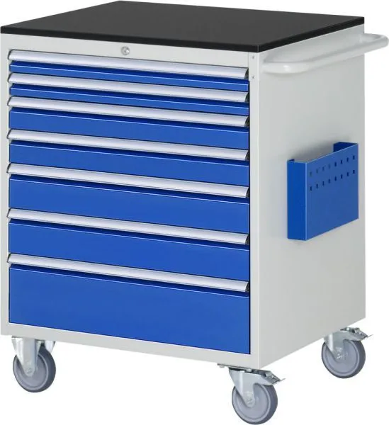 RAU Montagewagen Serie 7000 7 Schubladen Größe XL Breite 770 mm