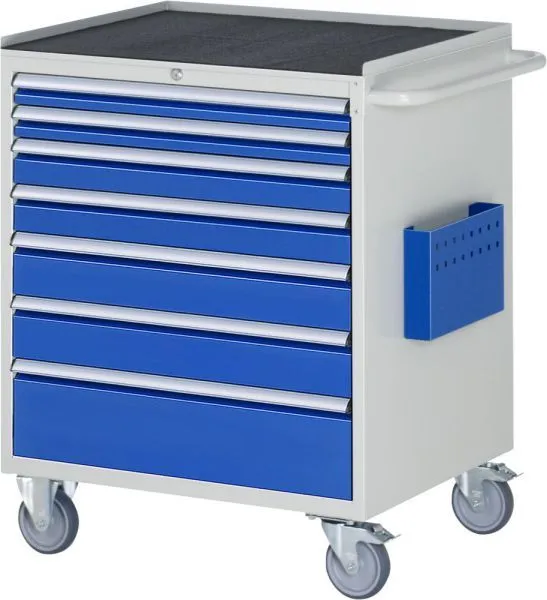 RAU Montagewagen Tiefe 650 mm Serie 7000 7 Schubladen Größe XL