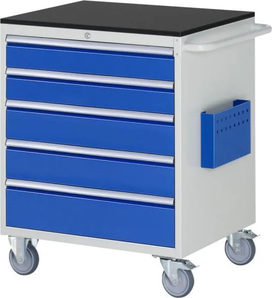 RAU Montagewagen Serie 7000 5 Schubladen Größe XL Ausstattung RAL 5010