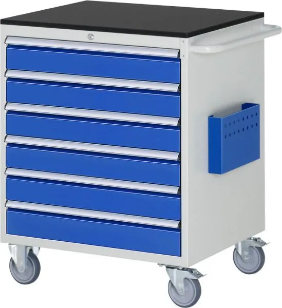 RAU Montagewagen Serie 7000 6 Schubladen Größe XL Breite 770 mm