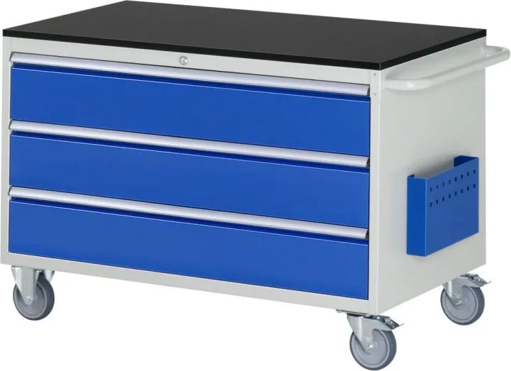 RAU Montagewagen Serie 7000 Breite 1145 mm 3 Schubladen Größe XXL