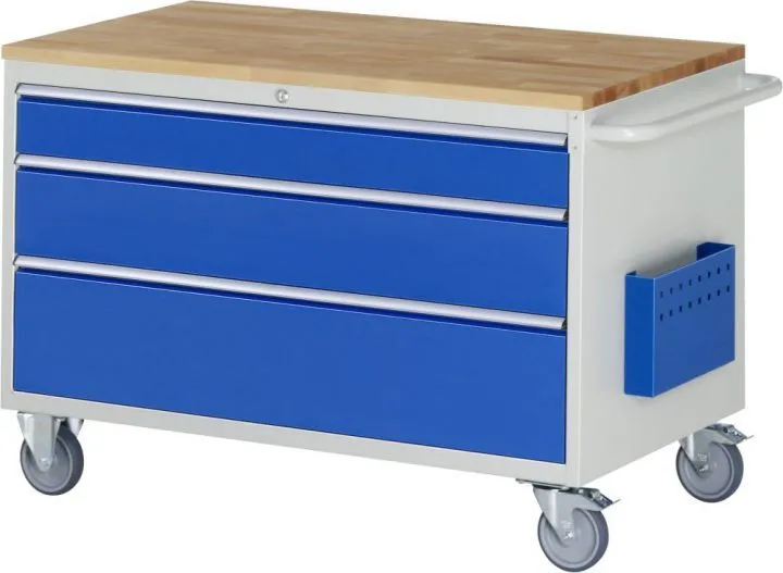 RAU Montagewagen 7000 Breite 1145 mm rollbar mit 3 Schubladen