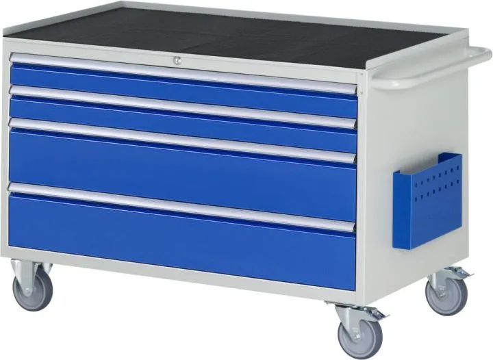 RAU Montagewagen 7000 auf Rollen 4 Schubladen 1145 x 650 mm