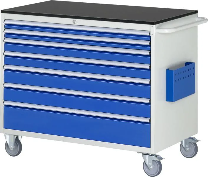 RAU Montagewagen Serie 7000 7 Schubladen Größe XXL Breite 1145 mm