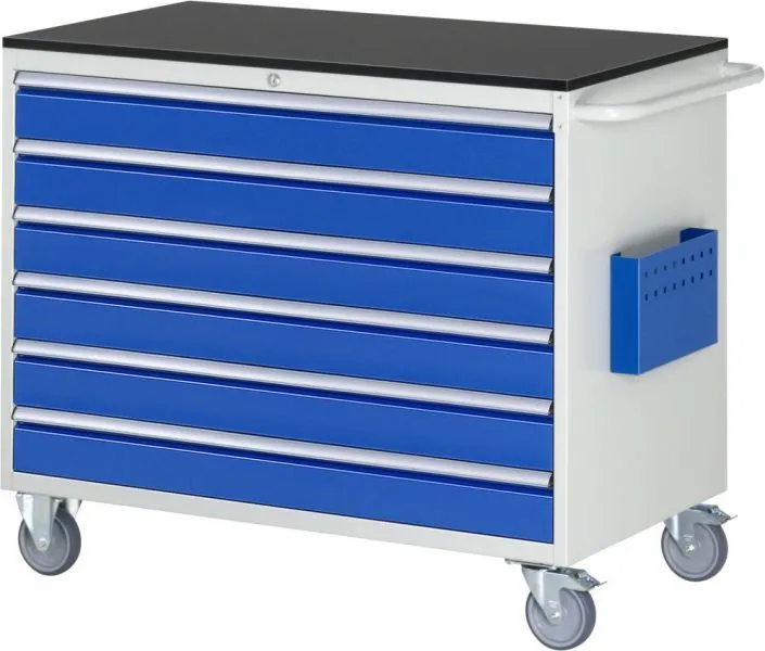 RAU Montagewagen Serie 7000 6 Schubladen Größe XXL Breite 1145 mm