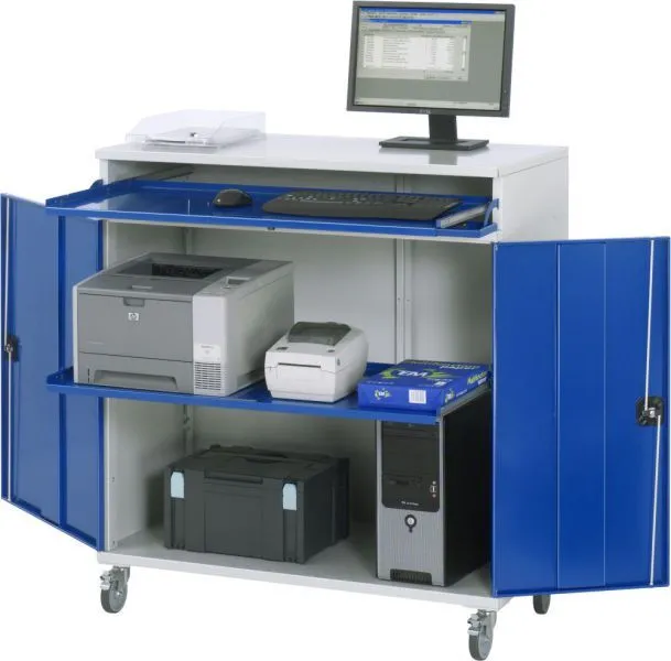 Computer-Schrank Modell 60 Breite 1100 mm Höhe 1185 mm