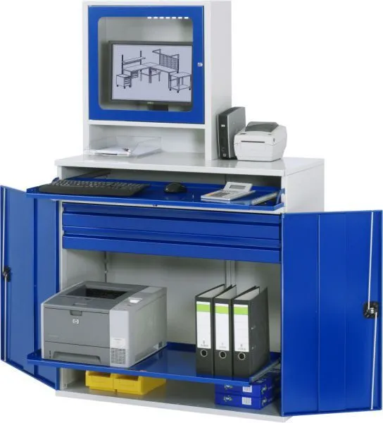 Rau Computer-Schrank Modell 66 1100 x 1770 x 520 mm