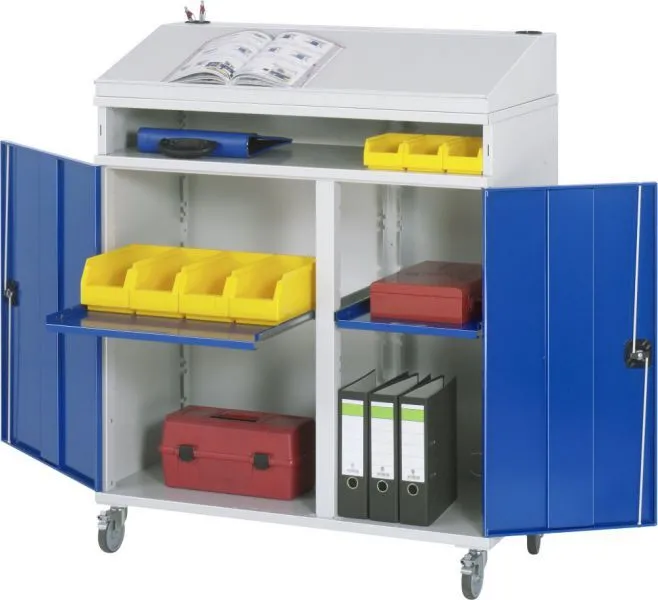 Rau Beistellschrank Stehpult Modell 01 Breite 1100 x 520 x 1345 mm