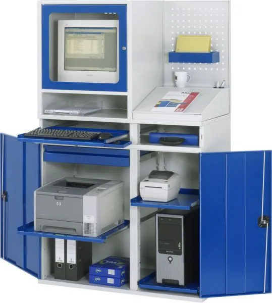 Rau Computer-Schrank - Modell 68 ﻿Höhe 1770 mm