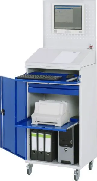 Rau Computer-Schrank Modell 61 Breite 650 mm