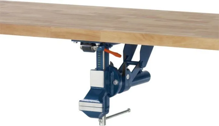 RAU Schraubstock mit Klapplift