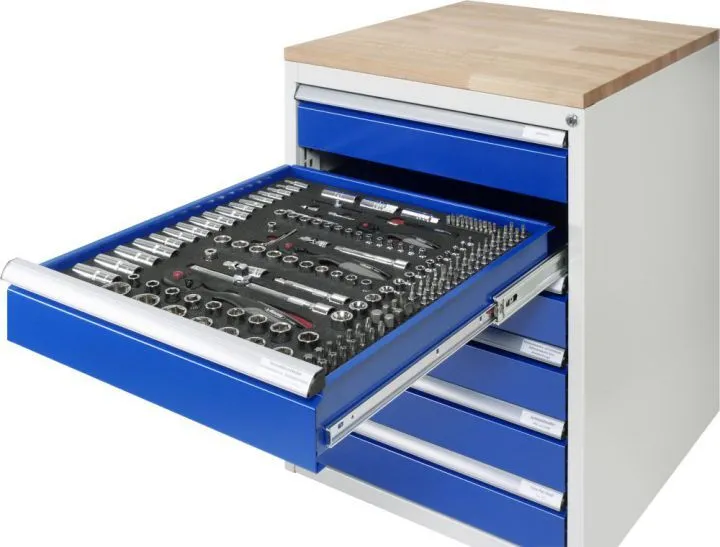 Rau Schubladenschrank Serie 7000 2 Schubladen Tiefe 650 mm Breite 770 mm Höhe 285 mm