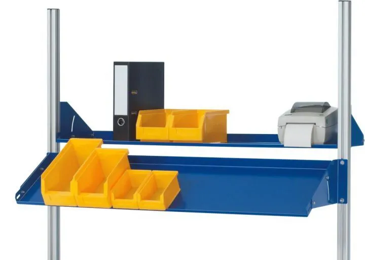 RAU Metallablage neigbar Breite 2000 mm x Tiefe 300 mm