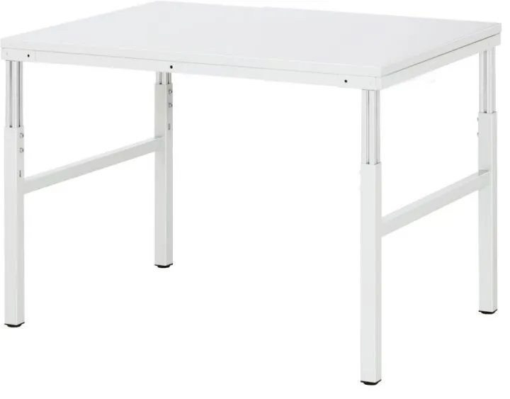 Rau Basistisch Arbeitsplatzsystem 1200 x 900 mm Höhe 650 bis 1000 mm