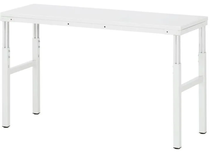 Rau Arbeitsplatzsystem RAL7035 Serie E Basistisch 1500 x 500 x 630-980 mm
