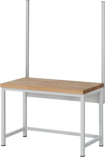 Rau Befestigungssatz mit Systemstützen Farbe RAL7035 Breite 1250 mm