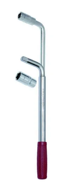 KRAFTWERK Radhebel mit 2 Nüssen 17x19/21x22 mm