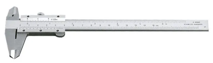 KRAFTWERK Schieblehre 150 mm/0.05 mm x 1/128"