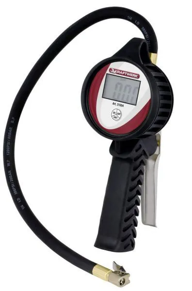 KRAFTWERK Reifenfüller mit Digital-Anzeige