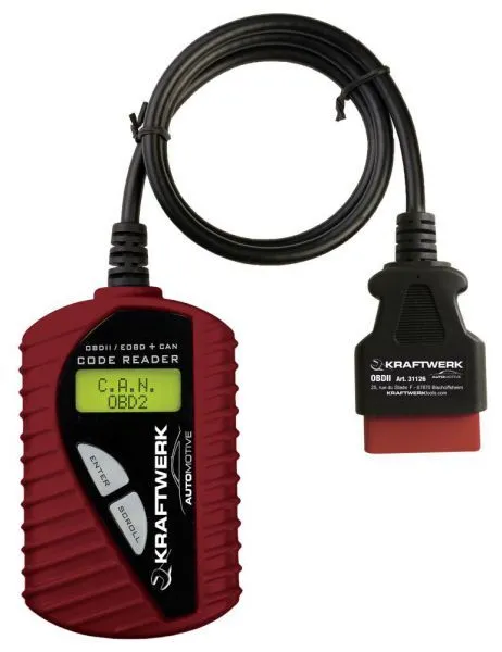 KRAFTWERK OBD II Tester Diagnosegerät für Fahrzeuge
