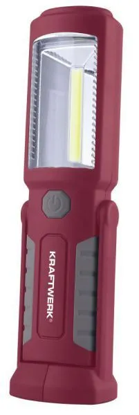 KRAFTWERK Akku Handlampe 2W+3 LED COB LED