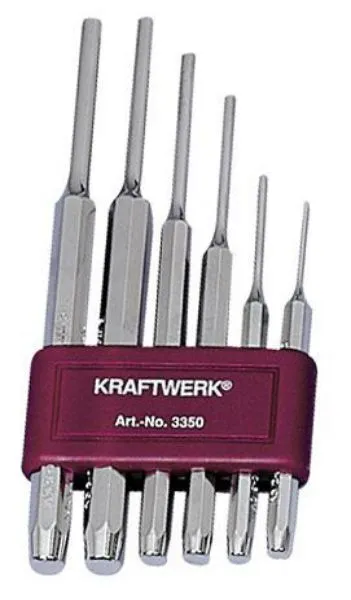 KRAFTWERK Splintentreibersatz mit Halter 2-8 mm