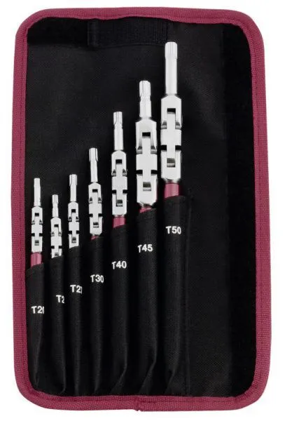 KRAFTWERK TX-Doppelgelenk-Schlüsselsatz 7 Teile