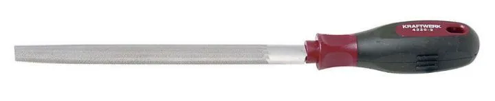 KRAFTWERK Halbrundfeile mit ergokraft Heft DIN 7261