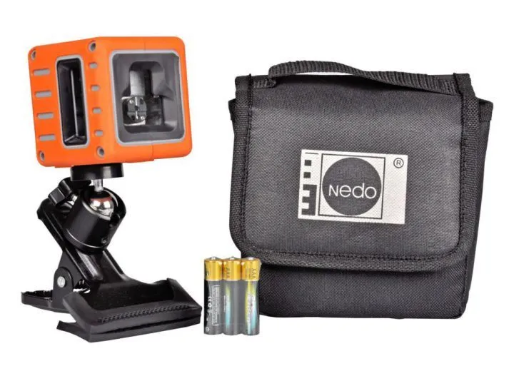 Nedo CUBE green Linienlaser 1xH,2xV grüner Laser