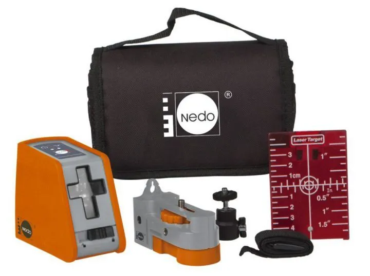 Nedo X-Liner 2 Linienlaser 1xH,1xV roter Laser