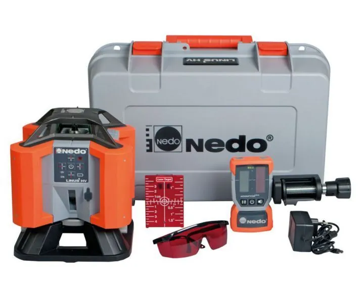 Nedo Universallaser komplett LINUS 1 HV roter Laser / Laserklasse 2M