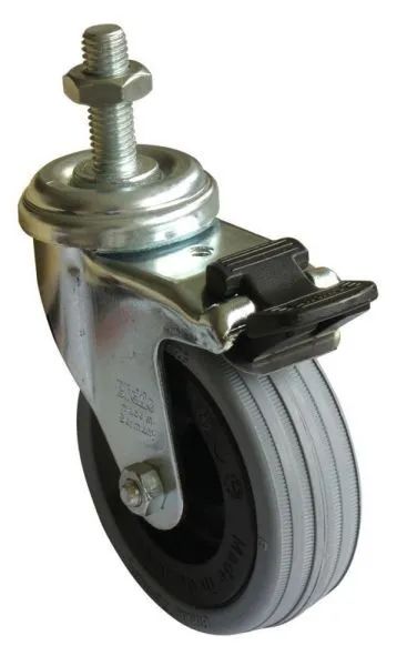 Nedo Stativrollen - Set Lenkrolle m.Gewinde- stift M10x30 und Mutter M10