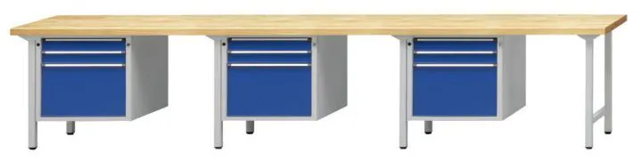 Anke Kombiwerkbank 742V Serie V 4050mm Buche Massiv Platte 411.664