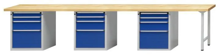 Anke Kombiwerkbank 927V Serie V 4050mm Buche Massiv Platte 411.817