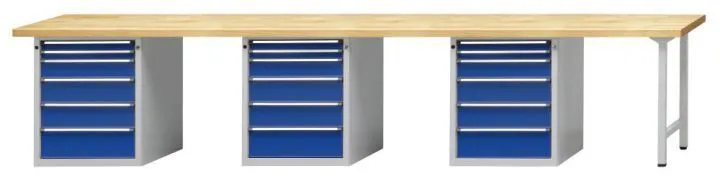 Anke Kombiwerkbank 932V Serie V 4050mm Buche Massiv Platte 411.880