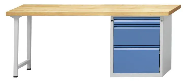 Anke Kombiwerkbank 830E Serie E 2000 Buche Massiv Platte 510.964