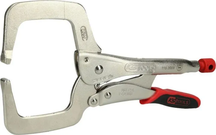 KS TOOLS Schweiß-Klammer-Gripzange mit Easy-Release 280mm