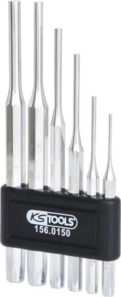 KS Tools Splintentreibersatz, hochglanz verchromt, 6-tlg.