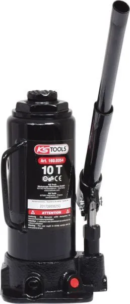 KS Tools Hydraulischer Flaschenwagenheber, 10 t