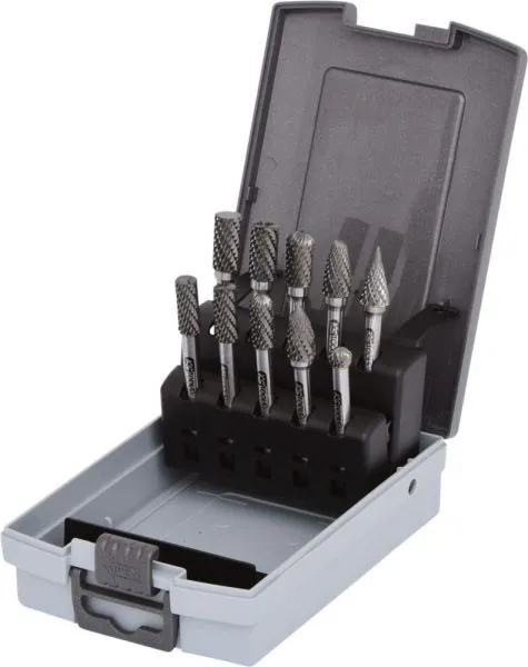 KS Tools HM Frässtift Satz Kunststoffkassette 10 teilig